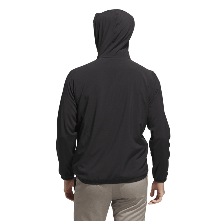 Adidas Men's Ultimate365 Anorak Hooded Jacket - Black/Carbon
