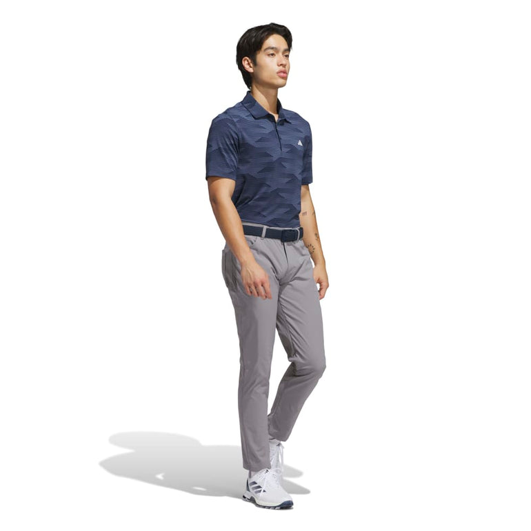 Adidas Men's Ultimate Speed Stripe Polo 25 - Collegiate Navy/Preloved Ink