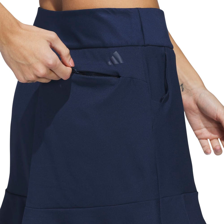 Adidas Women's Ultimate365 Frilled Skort 25 - Collegiate Navy