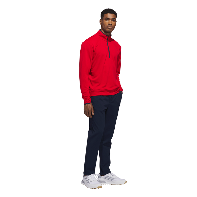 Adidas Men's Lightweight 1/4 Zip - Collegiate Red