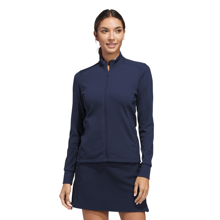 Adidas Women's Textured Jacket - Collegiate Navy