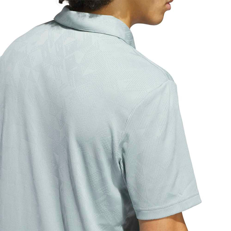 Adidas Men's Ultimate Textured Jacquard Polo