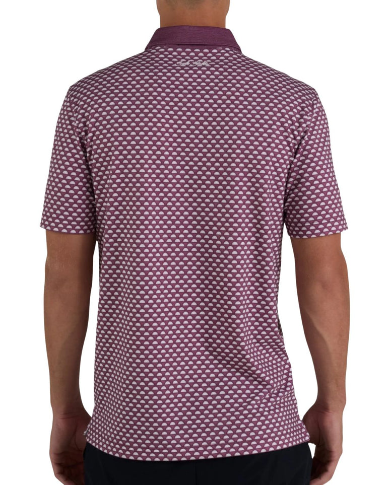 Bad Birdie Men's Lip Out Velvet Polo
