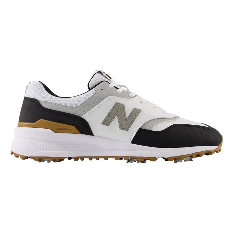 New Balance Men's 997 Golf Shoes - White/Black