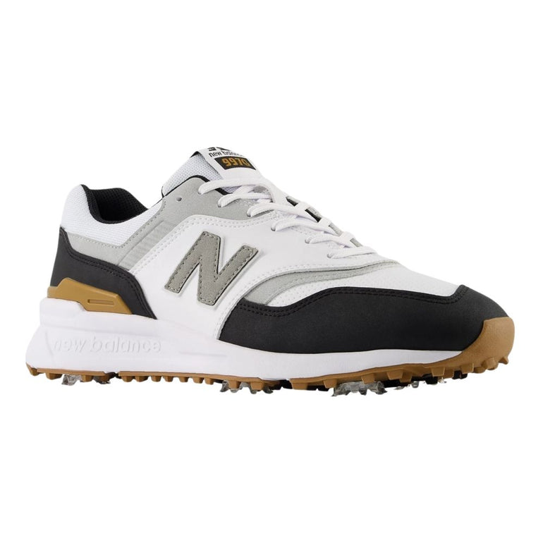 New Balance Men's 997 Golf Shoes - White/Black