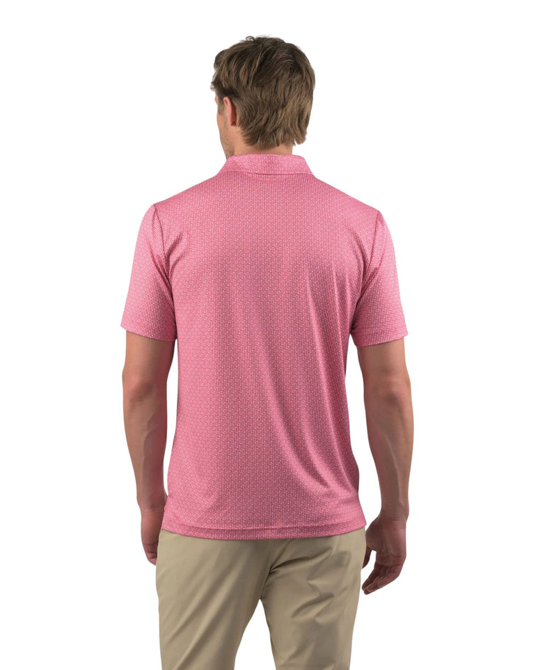 Good Good Golf Men's Port of Pink Polo
