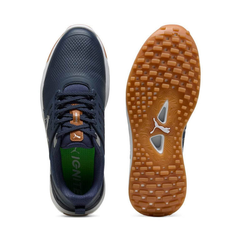Puma Men's Ignite Elevate 2 Golf Shoe - Deep Navy/Puma Silver