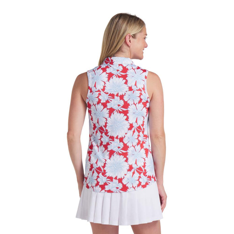 Puma Women's Cloudspun Botanic Sleeveless Polo