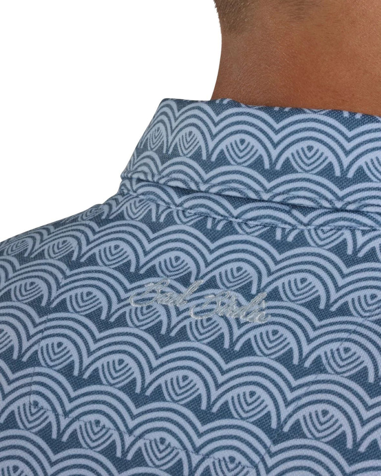 Bad Birdie Men's Ride The Waves Polo