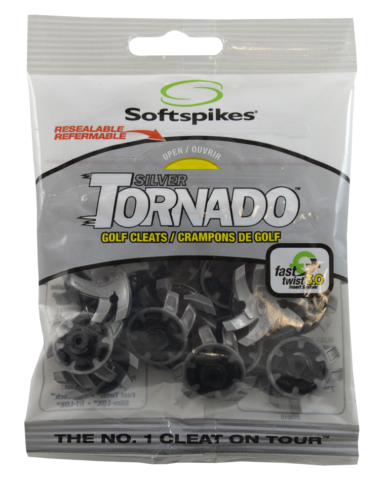 SoftSpikes Silver Tornado Golf Spikes