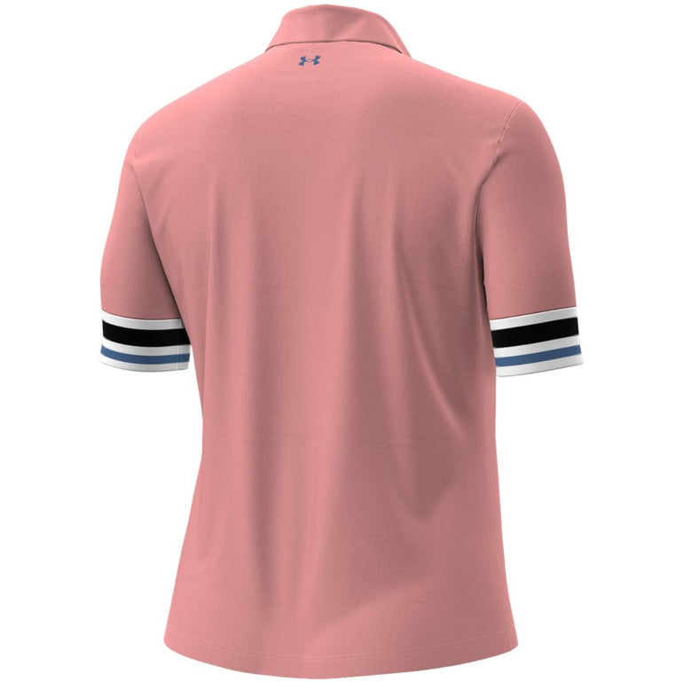 Under Armour Women's Aura Cuff Short Sleeve Polo 26 - Posh Pink