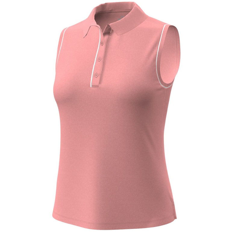 Under Armour Women's Aura Solid Sleeveless Polo 26 - Posh Pink