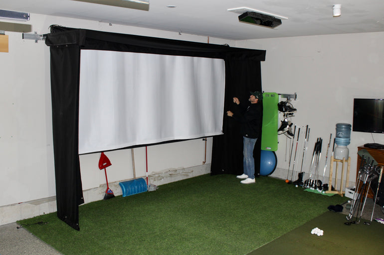 SportScreen Vanish LITE Series Retractable Golf Enclosure