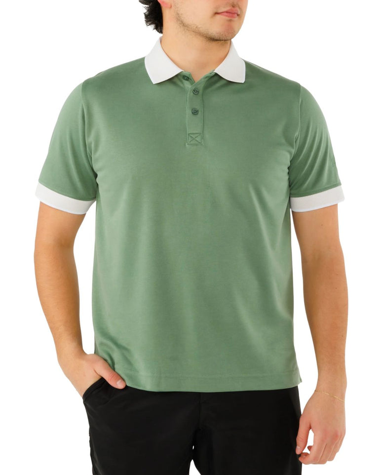 Waggles Men's Whitetail Habitat Polo