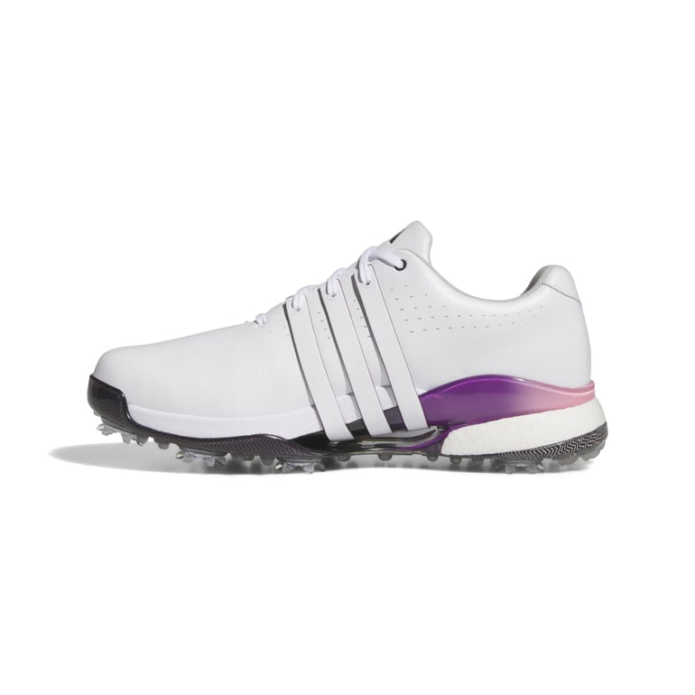 Adidas Men's Tour360 Golf Shoes 24 - White/Shadow Fig/Black