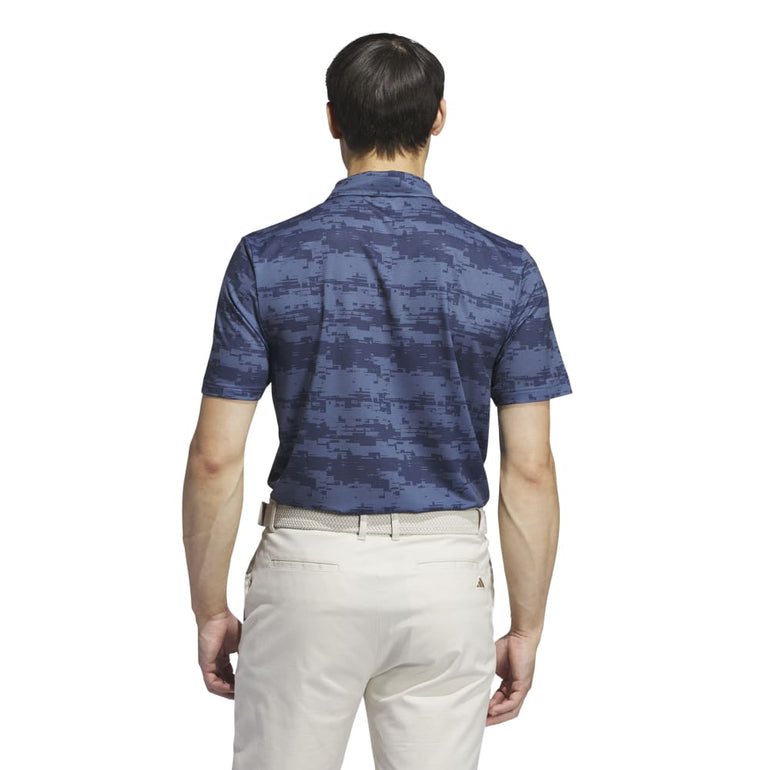Adidas Men's Ultimate365 Heat.Rdy Stripe Polo 24 - Preloved Ink