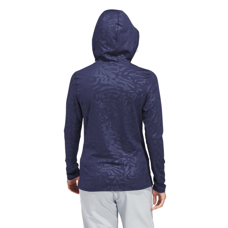 Adidas Women's Ultimate365 Emboss Hoodie 25 - Collegiate Navy