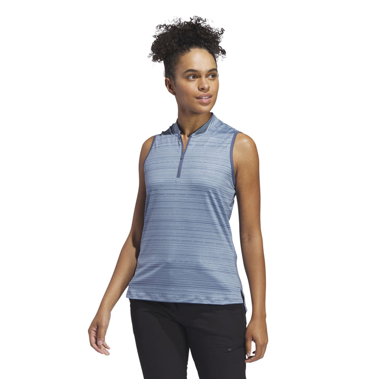 Adidas Women's Ultimate365 Sleeveless Polo 2023 - Preloved Ink