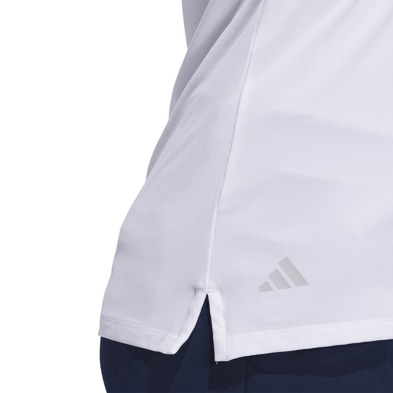 Adidas Women's Ultimate365 Solid Sleeveless Polo 25 - White