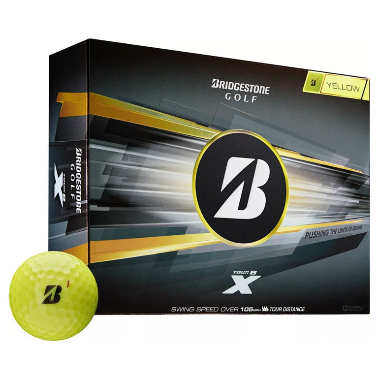 Bridgestone Tour BX Yellow Golf Balls 2026