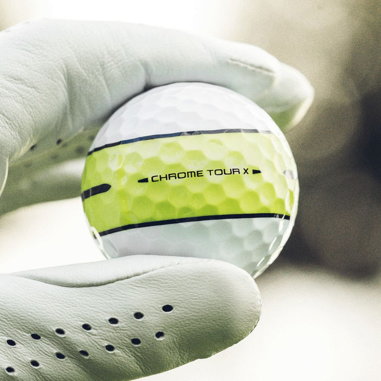 Callaway Chrome Tour X 360 Yellow Stripe Golf Ball 2026