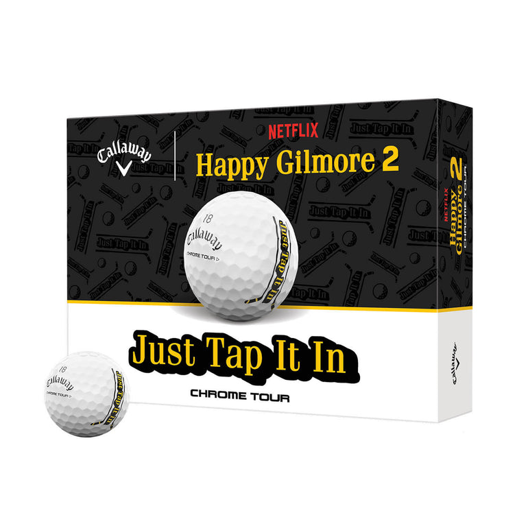 Callaway Chrome Tour Happy Gilmore 2 “Just Tap It In” Golf Balls