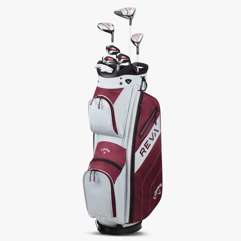 Callaway Women's Reva 8-Piece Complete Set w/ Eggplant Cart Bag