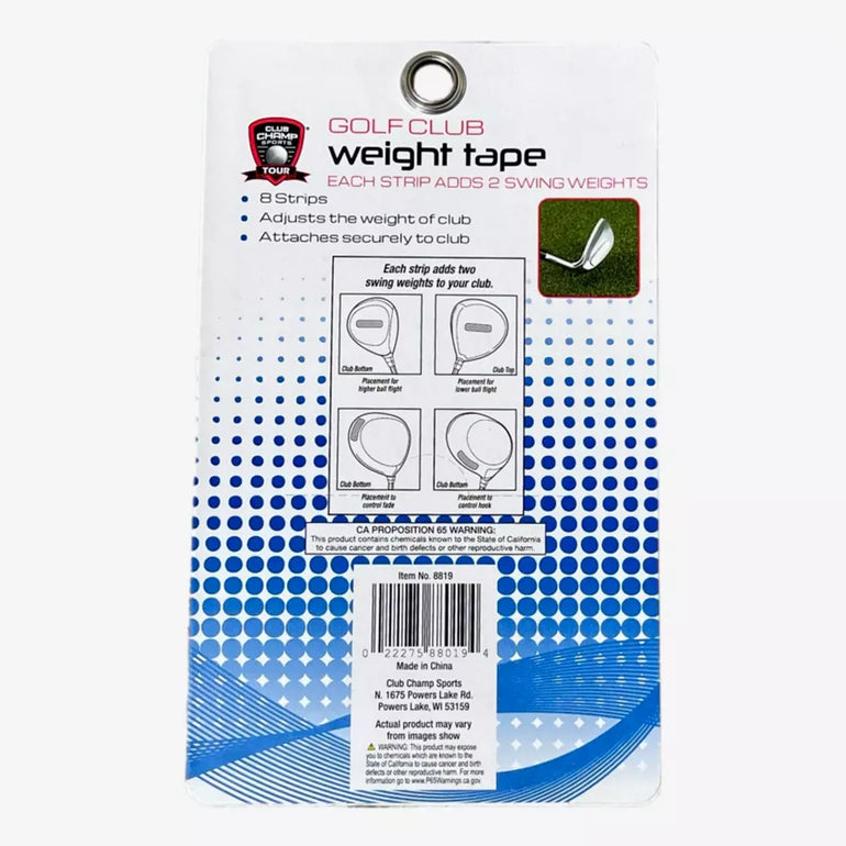 Club Champ Weighted Lead Tape