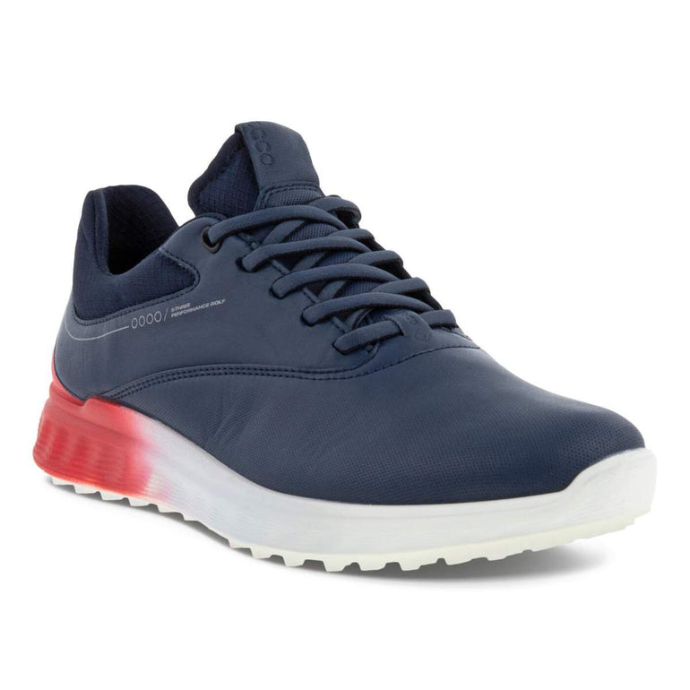 ECCO Women's S-Three Golf Shoe - Marine/Hibiscus