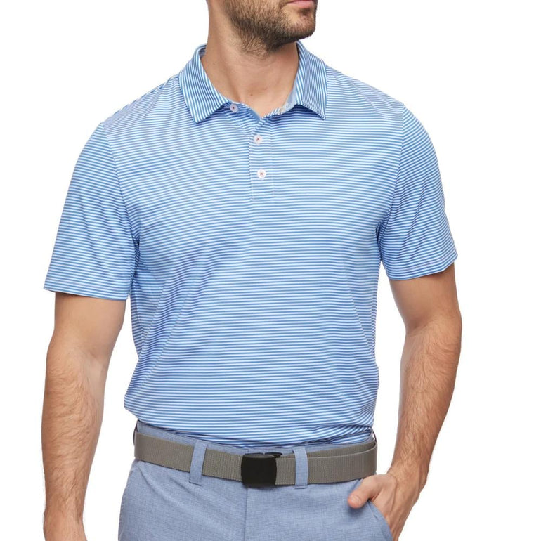 Flag & Anthem Men's Naples Striped Performance Polo