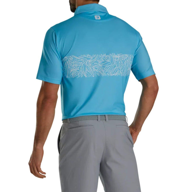 FootJoy Men's Tropical Chestband Polo 23 - Pool