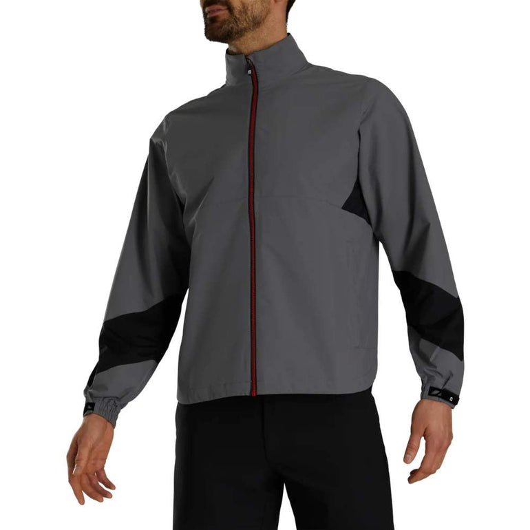 FootJoy Men's HydroLite X Rain Jacket - Charcoal/Black
