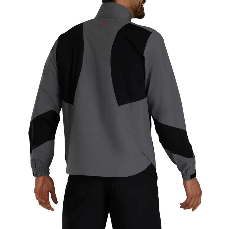 FootJoy Men's HydroLite X Rain Jacket - Charcoal/Black