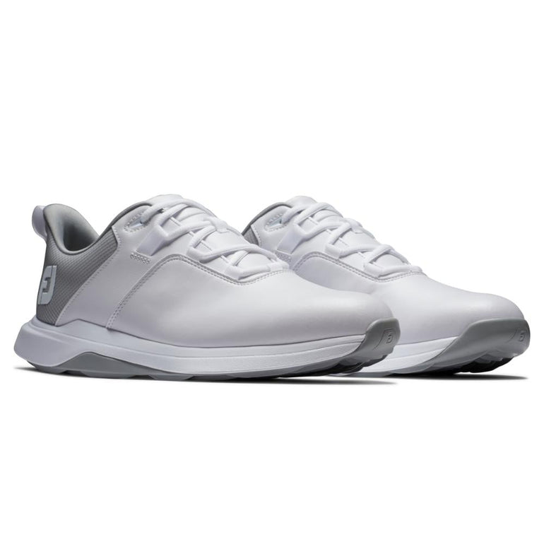 FootJoy Men's ProLite Golf Shoe - White/Gray Previous Season Style 56924