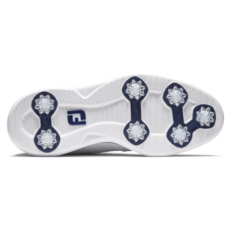 FootJoy Men's Traditions Blucher Golf Shoe - White 56938