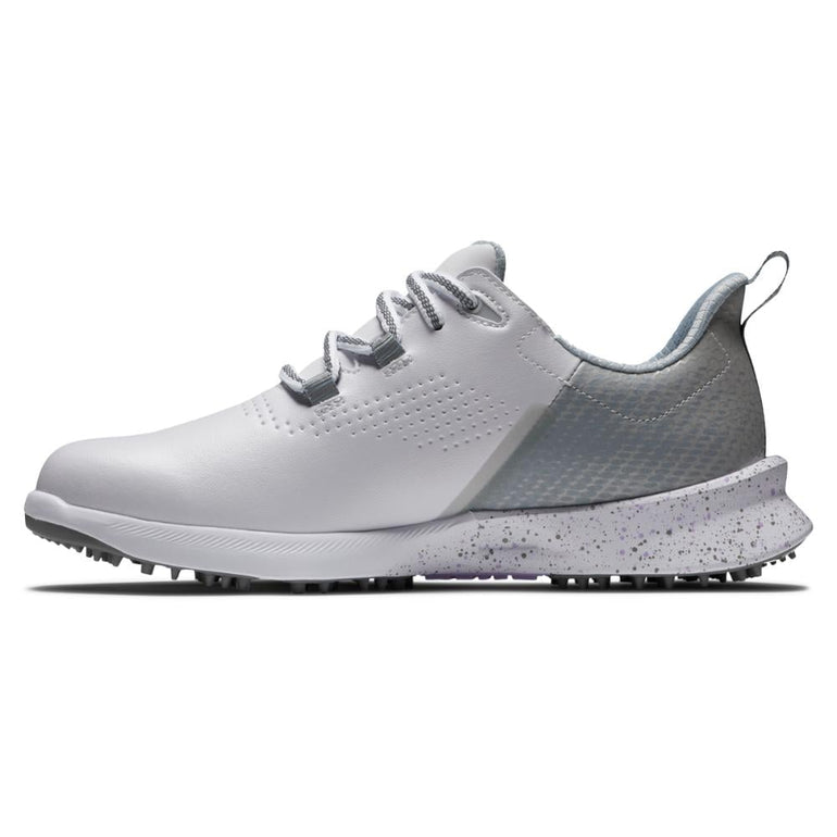 FootJoy Women's Fuel Golf Shoe - White/Gray Discontinued Style 90608