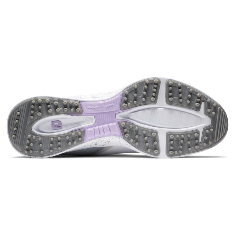 FootJoy Women's Fuel Golf Shoe - White/Gray Discontinued Style 90608