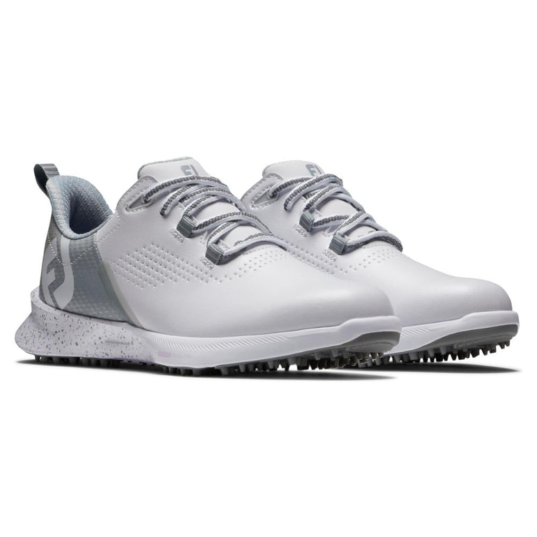 FootJoy Women's Fuel Golf Shoe - White/Gray Discontinued Style 90608
