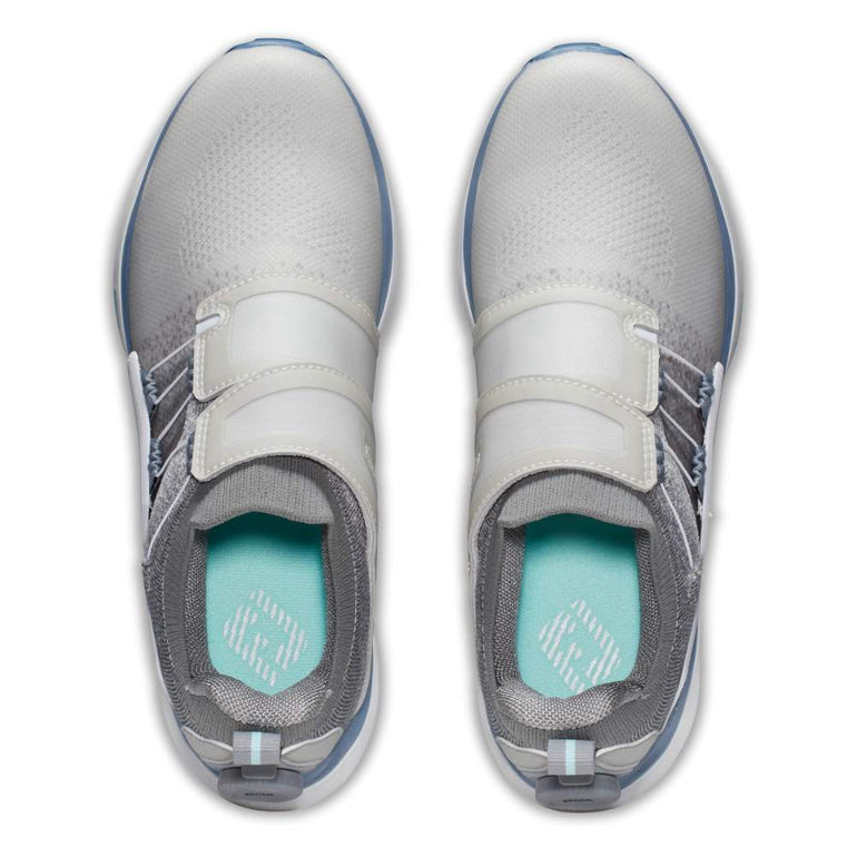FootJoy Women's Hyperflex Boa Gray/White Golf Shoe - Discontinued 98171