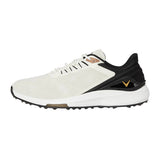 A pair of Callaway men's Coronado V4 golf shoes in sand color with black accents and a white outsole.