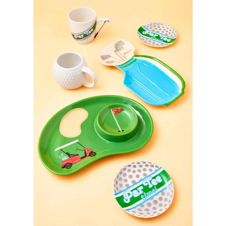 Godinger Golf Chip & Dip Platter