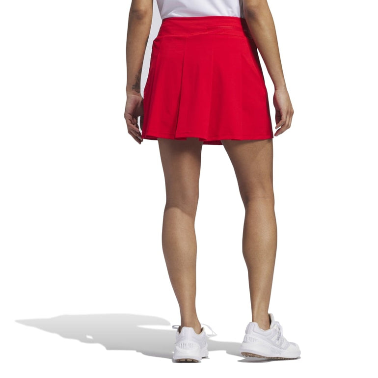 Adidas Women's Ultimate365 Tour TwistKnit Pleated Skort 24 - Better Scarlet