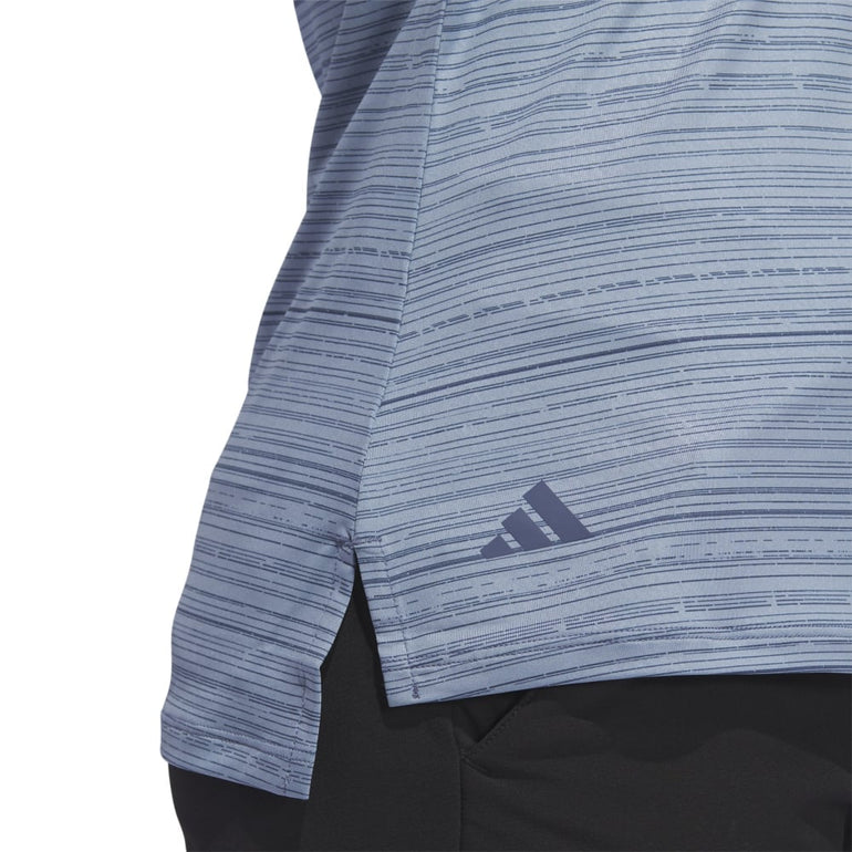 Adidas Women's Ultimate365 Stripe Sleeveless Polo 24 - Preloved Ink