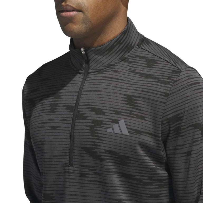 Adidas Men's Ultimate365 Cold.Rdy 1/4 Zip Pullover 24 - Carbon/Black
