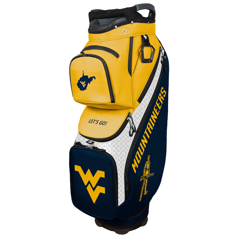 NCAA Team Effort Clubhouse Cooler West Virginia Mountaineers Cart Bag