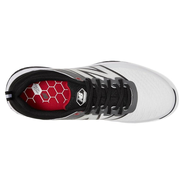 New Balance Men's Fresh Foam Contend V2 Golf Shoes 24 - White/Black
