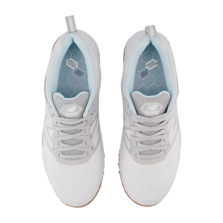 New Balance Women's Fresh Foam Contend v2 Golf Shoes - White/Grey