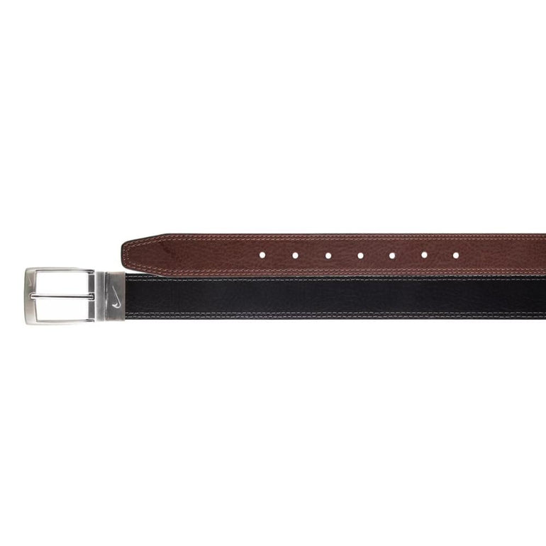 Nike Men's Double Row Stitch Reversible Belt