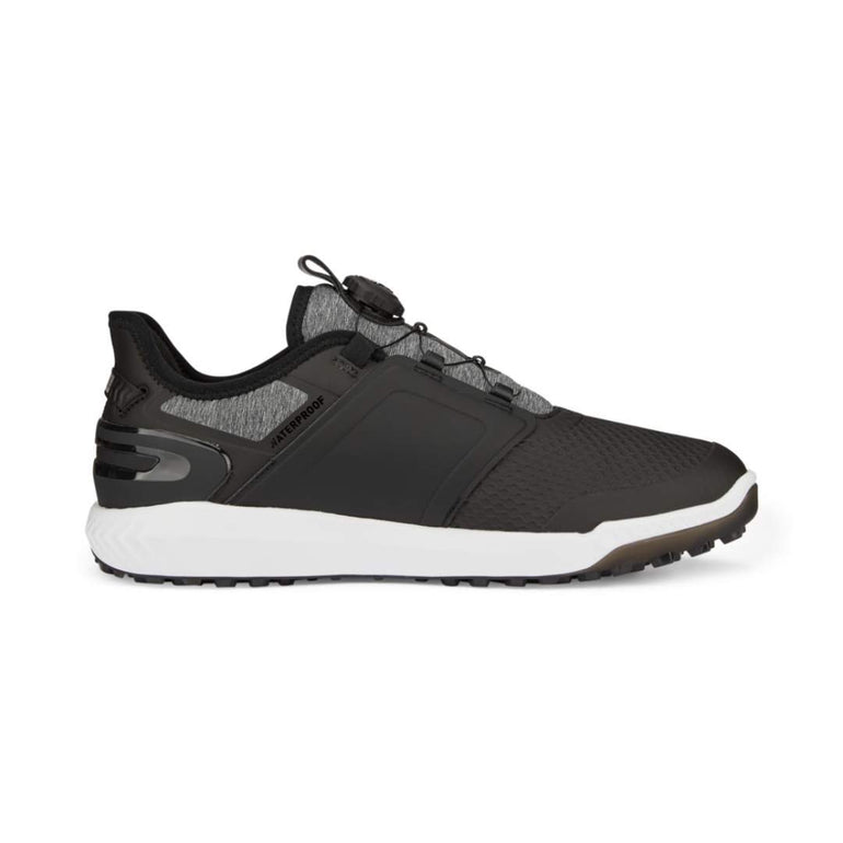 Puma Men's 2023 Ignite Elevate DISC Golf Shoe - White/Black Silver