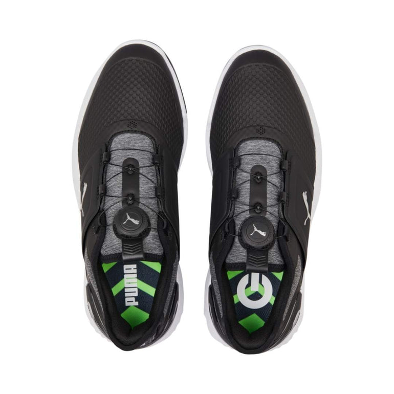 Puma Men's 2023 Ignite Elevate DISC Golf Shoe - White/Black Silver
